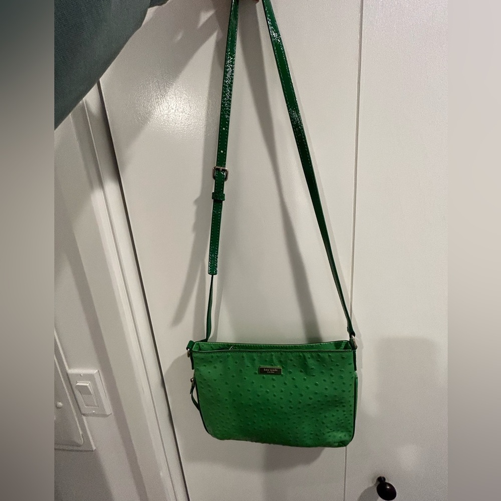 Kate Spade Green Leather Crossbody ♠️